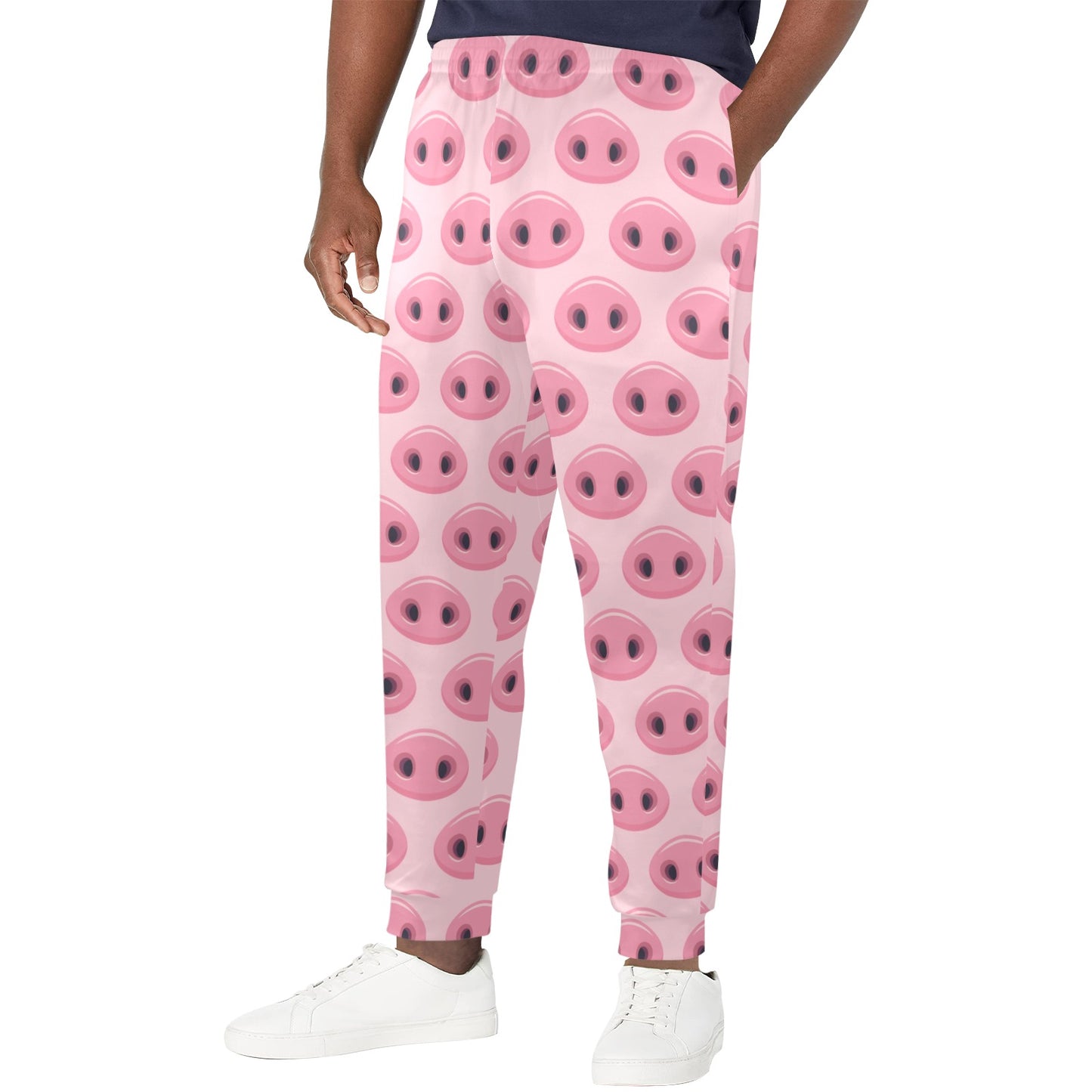 Pig Print Design LKS401 Men's Casual Track Pants