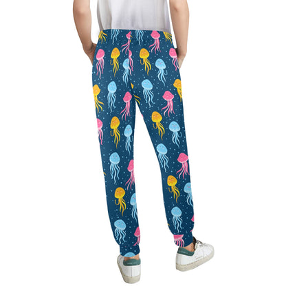 Jellyfish Pattern Print Design 04 Women's Casual Track Pants