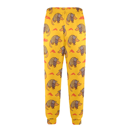Armadillo Pattern Print Design 03 Men's Casual Track Pants