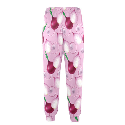 Onion Pattern Print Design A01 Men's Casual Track Pants
