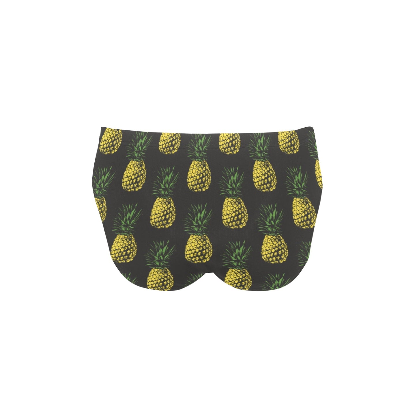 Gold Pineapple Men's Swimming Briefs
