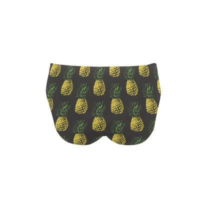 Gold Pineapple Men's Swimming Briefs