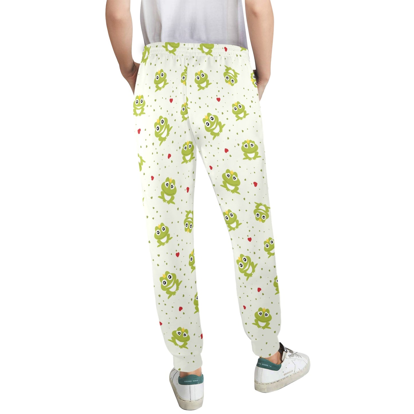 frog Design Print Pattern JJ0229 Women's Casual Track Pants