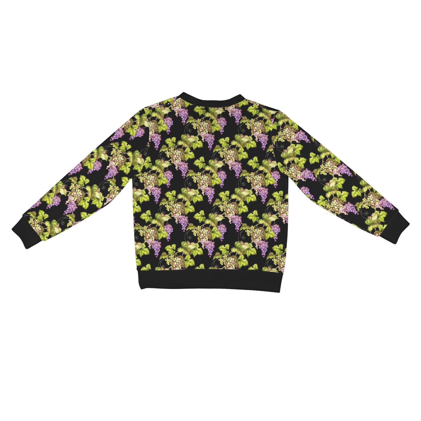 Grape Pattern Print Design GP04 Women's Cardigan