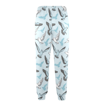 Pigeon Pattern Print Design 03 Men's Casual Track Pants
