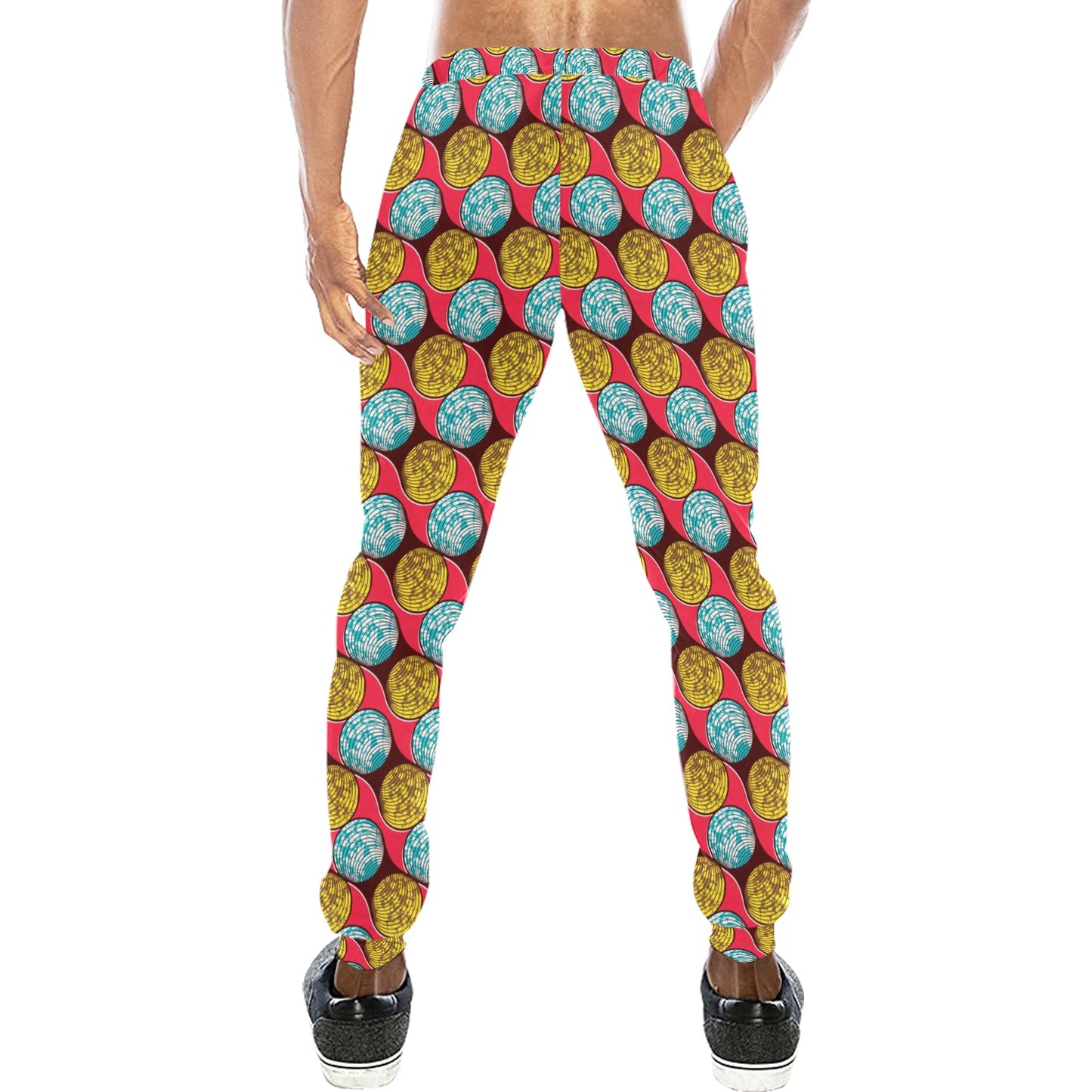 African Fashion Print Pattern Men's Sweatpants