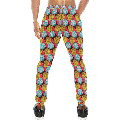 African Fashion Print Pattern Men's Sweatpants