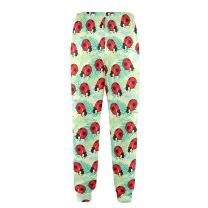 Ladybug Cute Print Pattern Men's Casual Track Pants