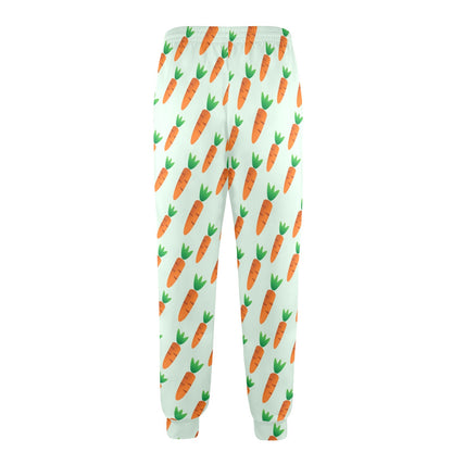 Carrot Pattern Print Design 05 Men's Casual Track Pants