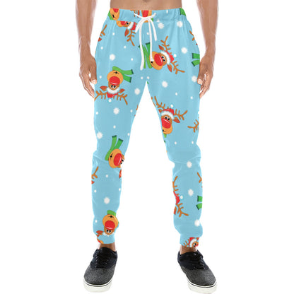 Reindeer cute Pattern Print Design 02 Men's Sweatpants