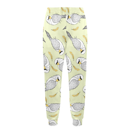 Parakeet Pattern Print Design A03 Men's Casual Track Pants