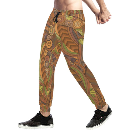 Maori Ornament Design Print Men's Sweatpants