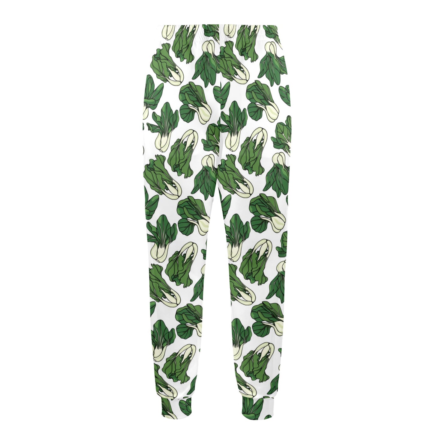 Bok Choy Pattern Print Design 02 Men's Casual Track Pants