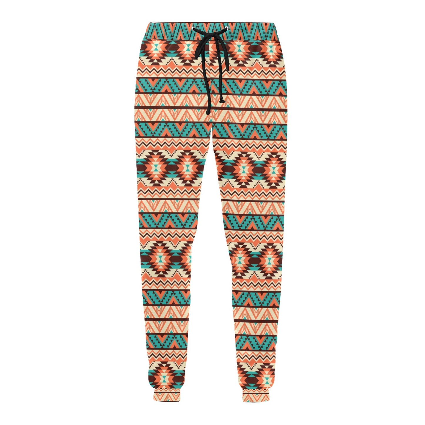Navajo Western Style Print Pattern Men's Sweatpants