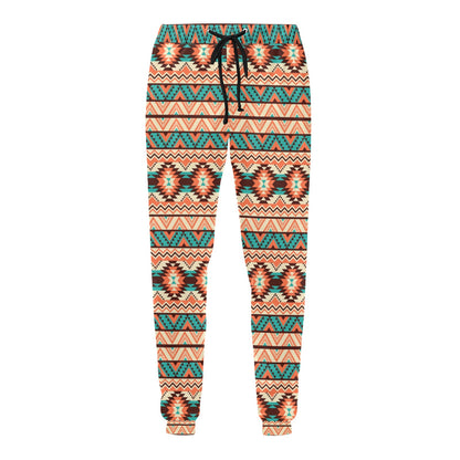 Navajo Western Style Print Pattern Men's Sweatpants
