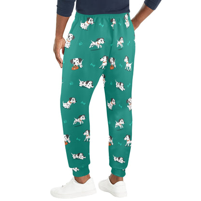 Dalmatians Design Print Pattern JJ051 Men's Casual Track Pants