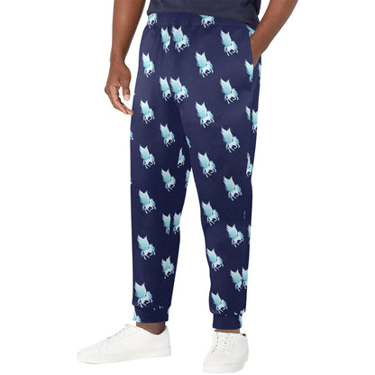 Pegasus Pattern Print Design 03 Men's Casual Track Pants