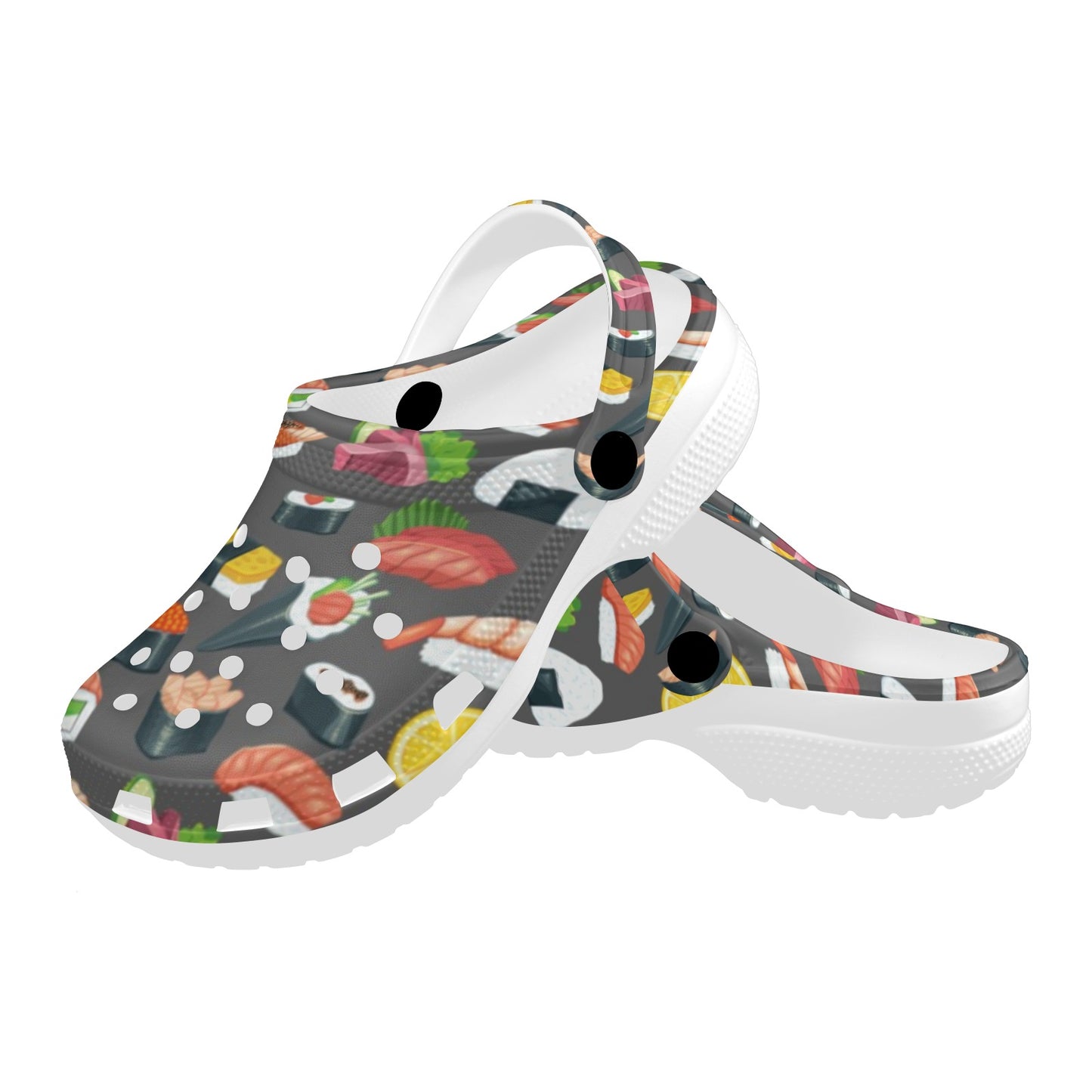 Sushi Pattern Print Unisex Clogs Shoes