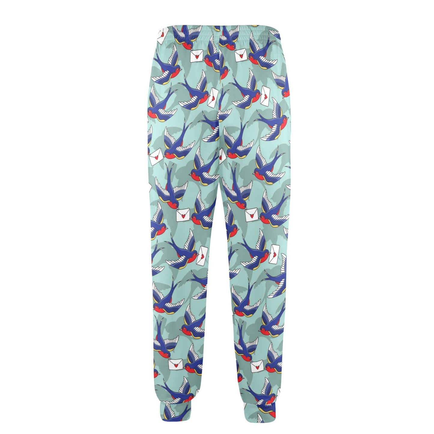 Swallow Bird Pattern Print Design 02 Men's Casual Track Pants