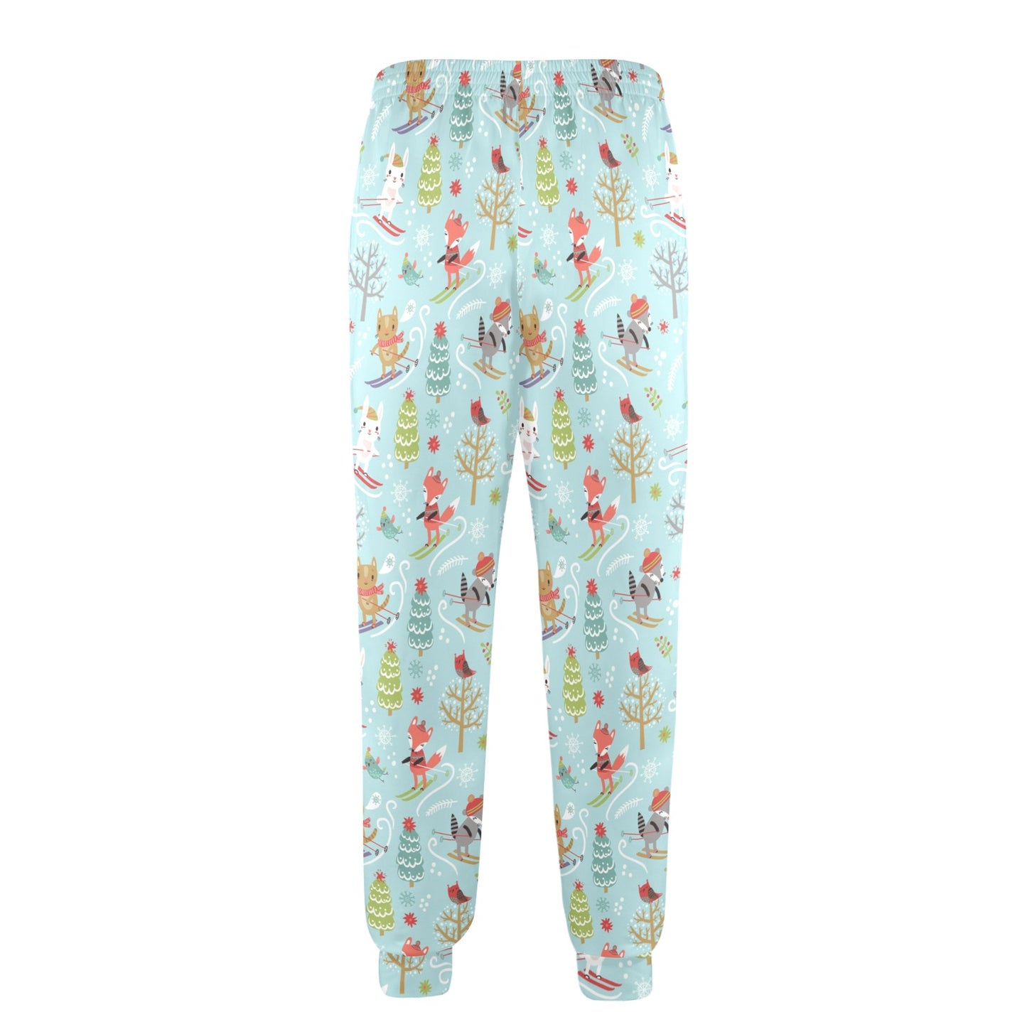 Ski Fox Cute Print Design LKS303 Men's Casual Track Pants
