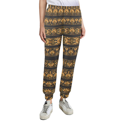 Ancient Greek Print Design LKS303 Women's Casual Track Pants