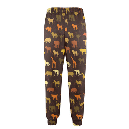 Safari Animal Print Design LKS301 Men's Casual Track Pants