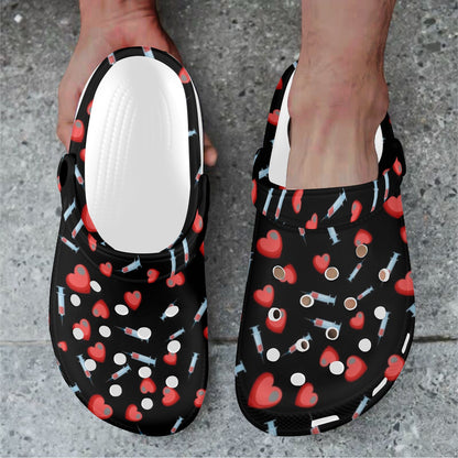 Phlebotomist Medical Concept Unisex Clogs Shoes