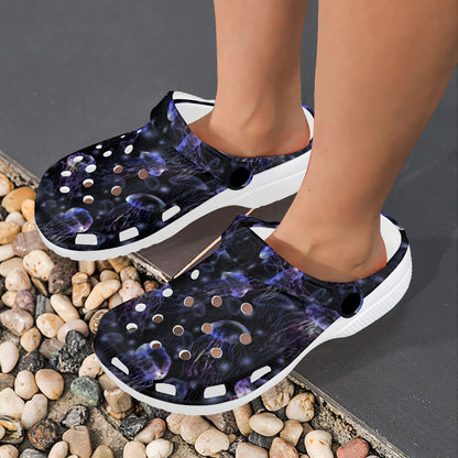 Jellyfish Themed Unisex Clogs Shoes