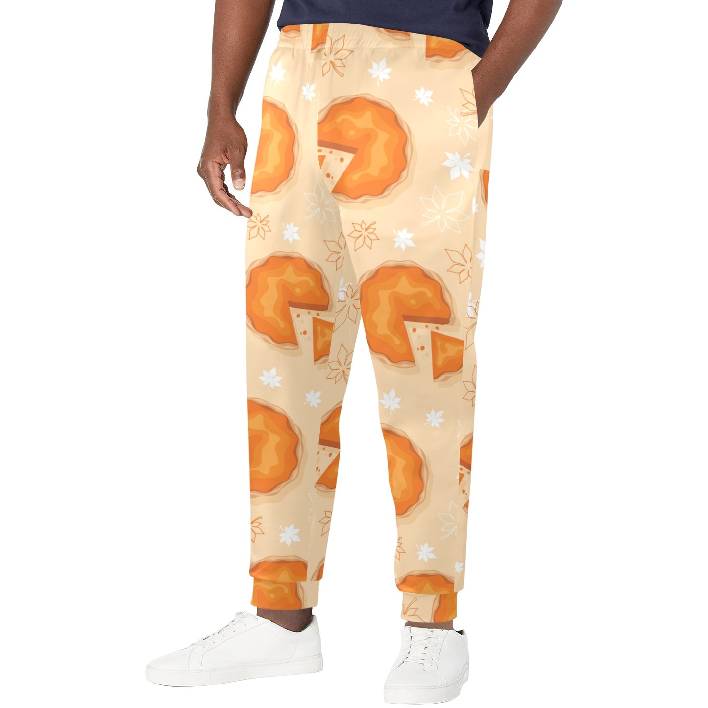 Pie Pattern Print Design A01 Men's Casual Track Pants