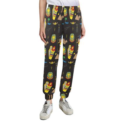 egyptian Design Print Pattern JJ0174 Women's Casual Track Pants
