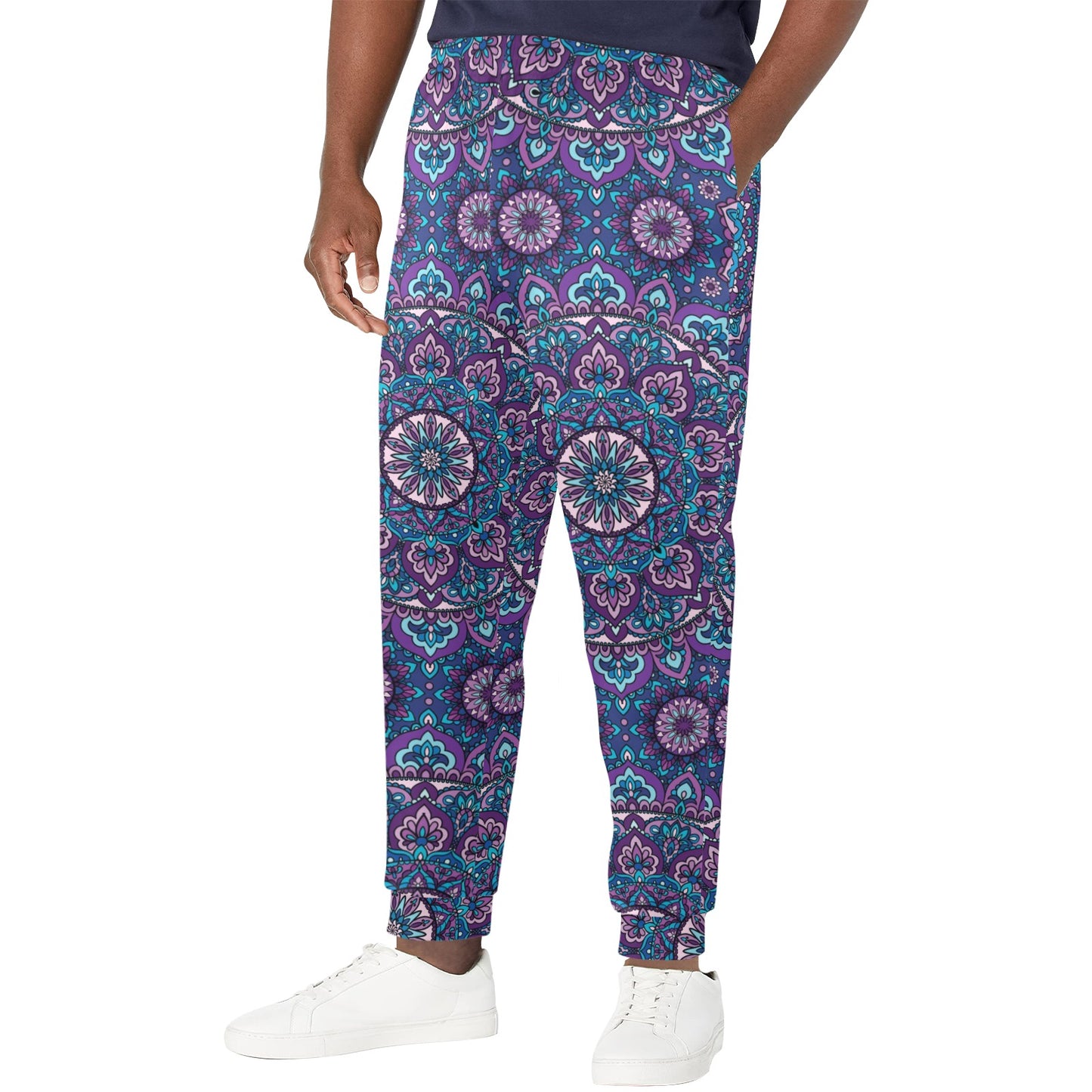 Medallion Pattern Print Design 05 Men's Casual Track Pants