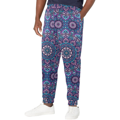Medallion Pattern Print Design 05 Men's Casual Track Pants