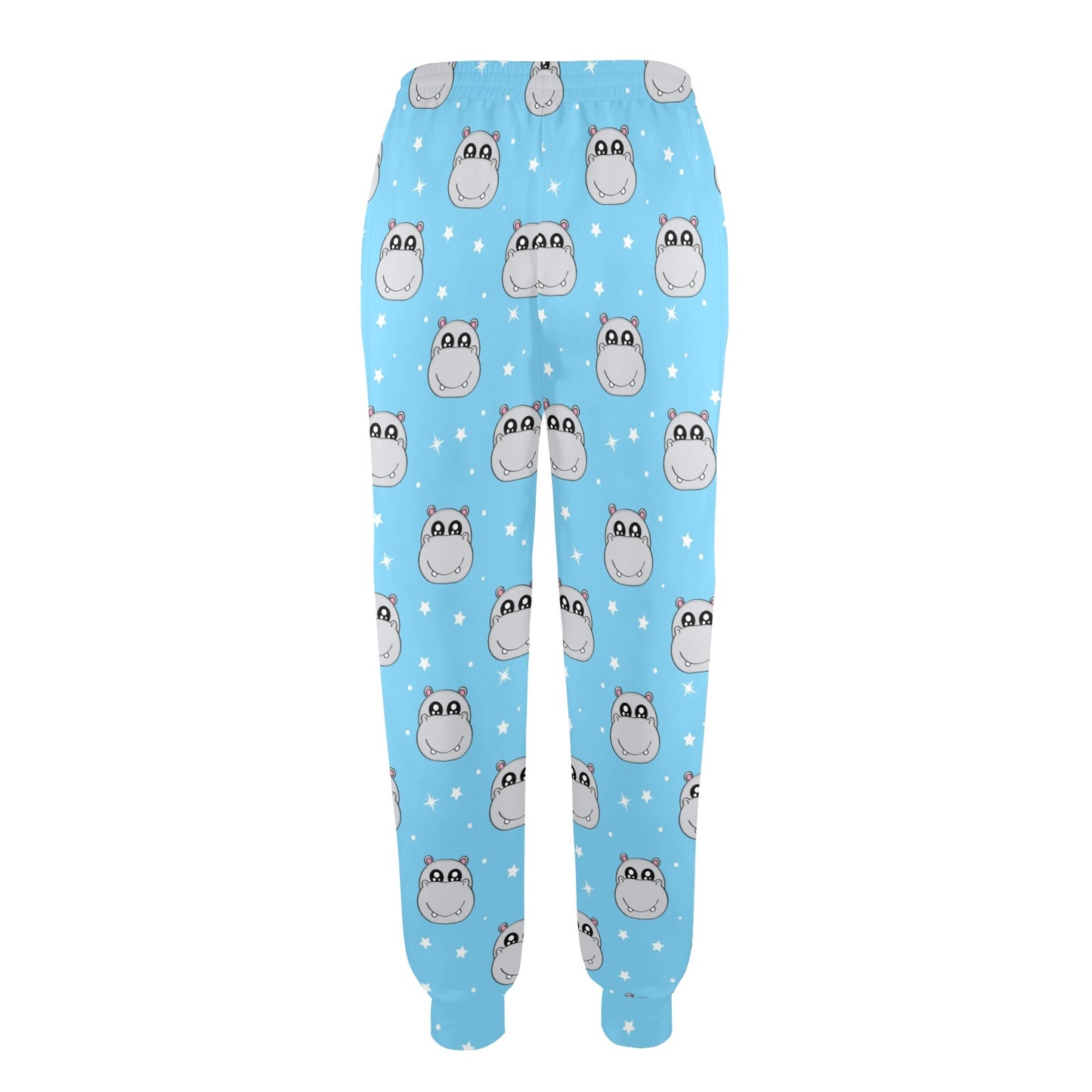 Hippo Design Print Pattern JJ0347 Women's Casual Track Pants