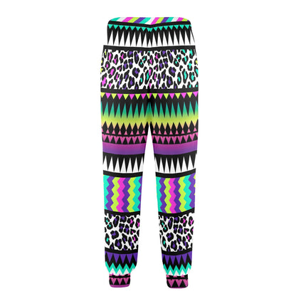 Animal Skin Aztec Rainbow Men's Casual Track Pants
