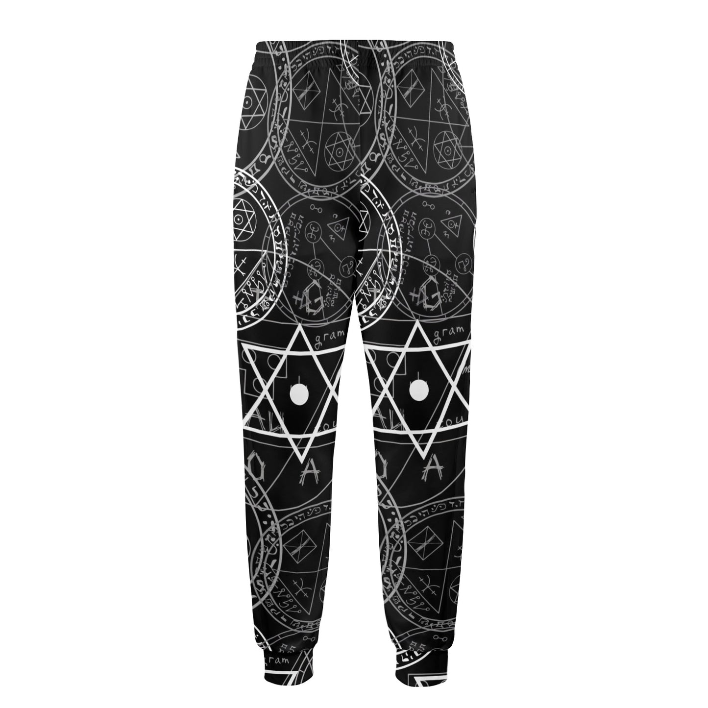 Pentagram Pattern Print Design A01 Men's Casual Track Pants