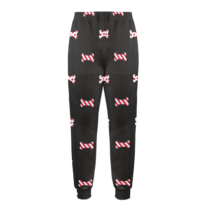 Dog Bone Pattern Print Design 04 Men's Casual Track Pants