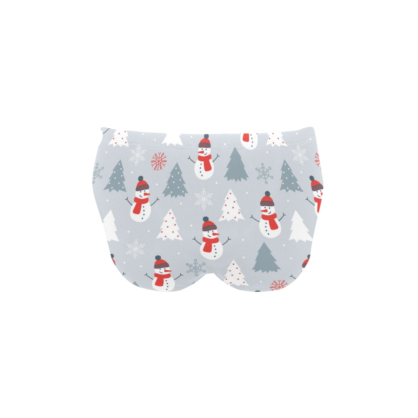 Snowman Print Design LKS302 Men's Swimming Briefs