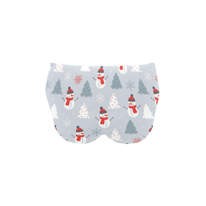 Snowman Print Design LKS302 Men's Swimming Briefs