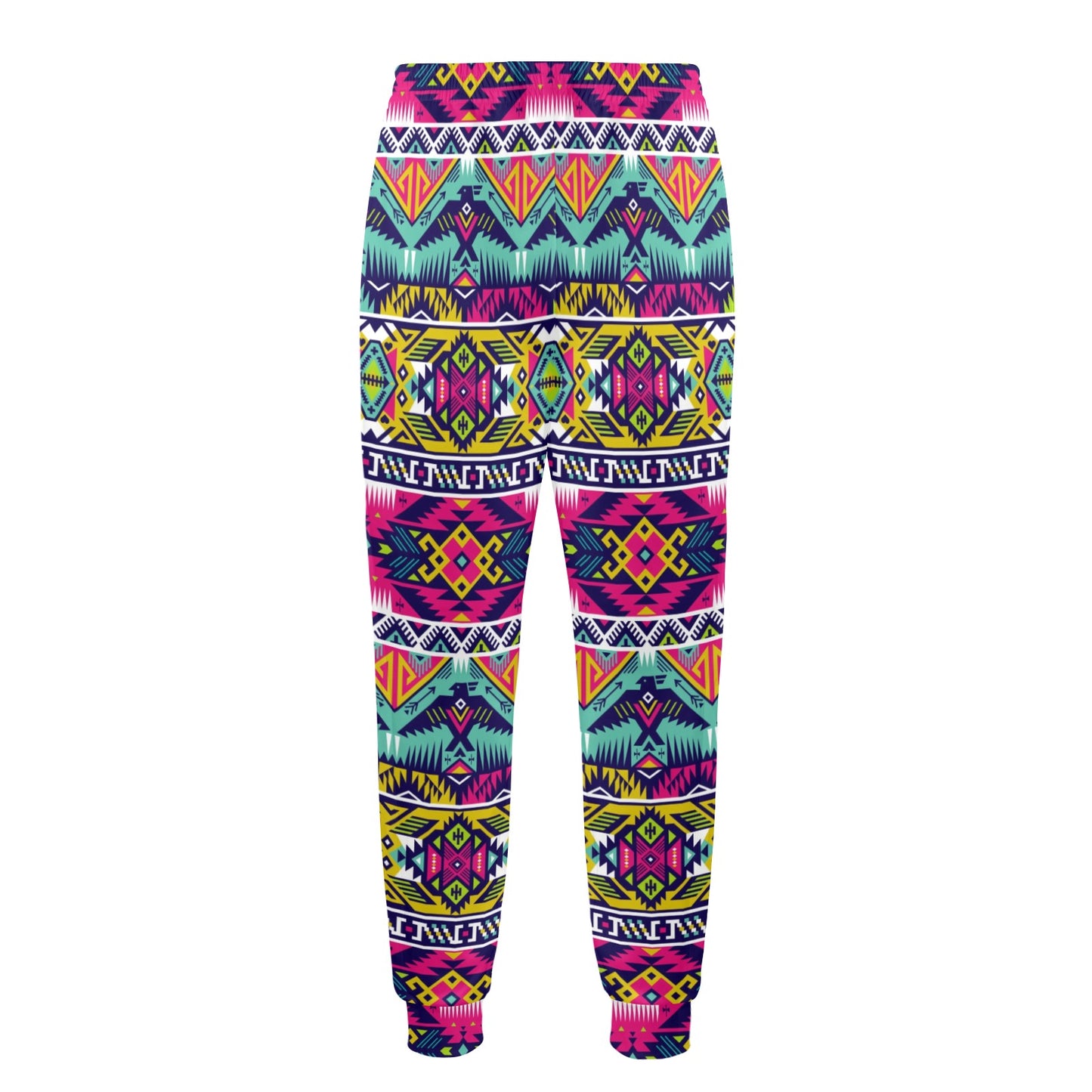 Indian Navajo Color Themed Design Print Men's Casual Track Pants