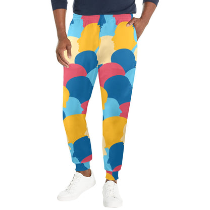 Psychology Pattern Print Design A02 Men's Casual Track Pants