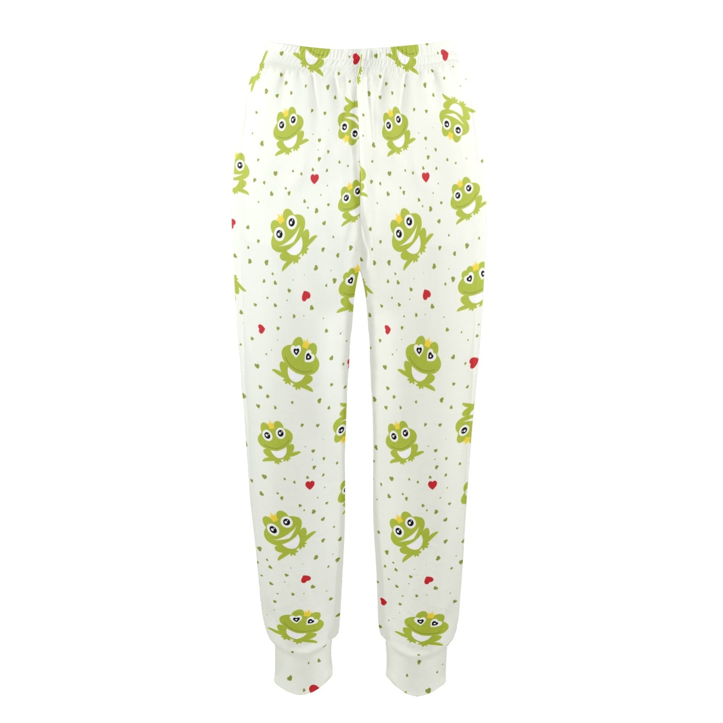 frog Design Print Pattern JJ0229 Women's Casual Track Pants