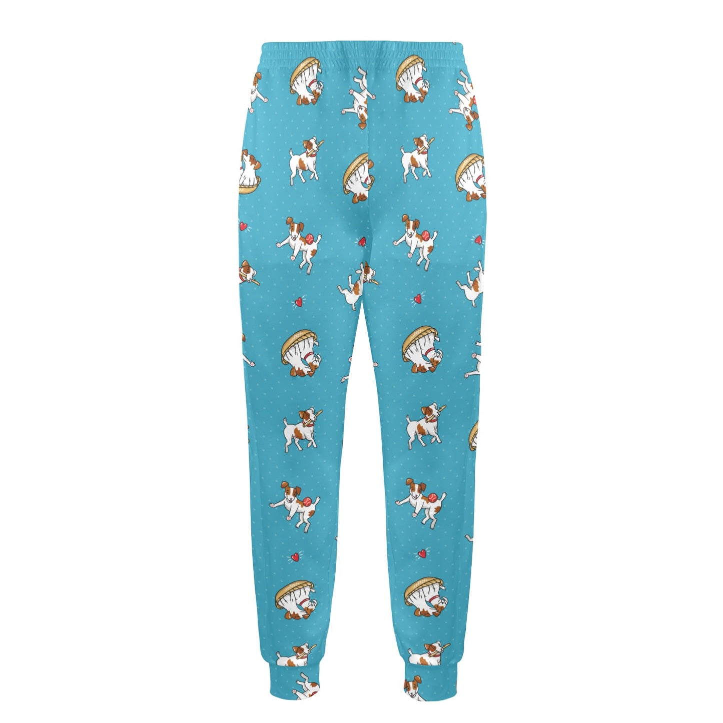 Russell Terriers Playing Print Design LKS305 Men's Casual Track Pants