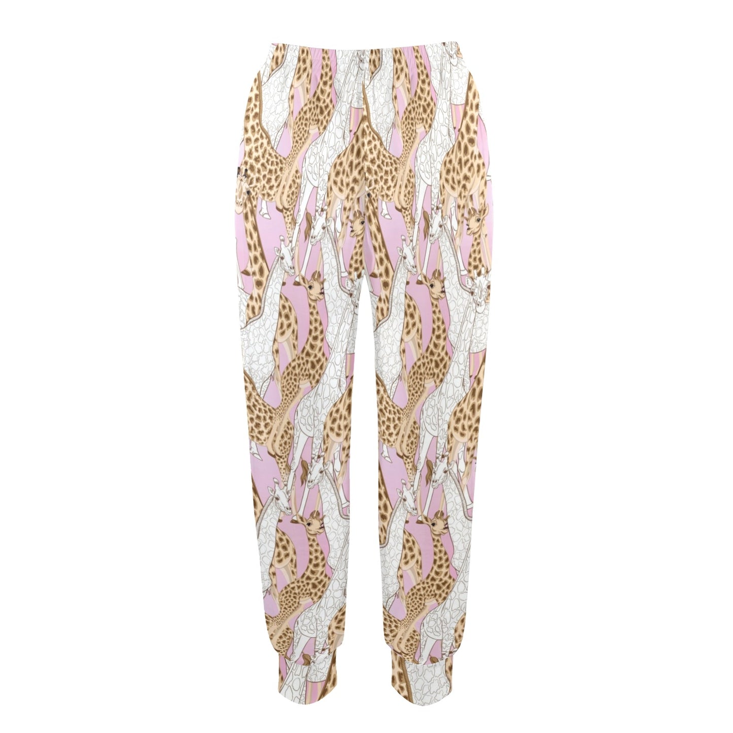 giraffe Design Print Pattern JJ0269 Women's Casual Track Pants