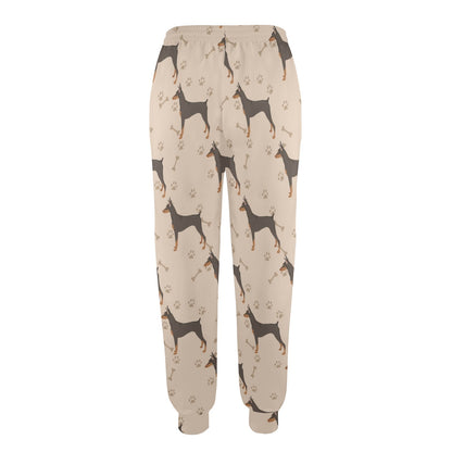 Doberman Pinschers Design Print Pattern JJ0112 Women's Casual Track Pants
