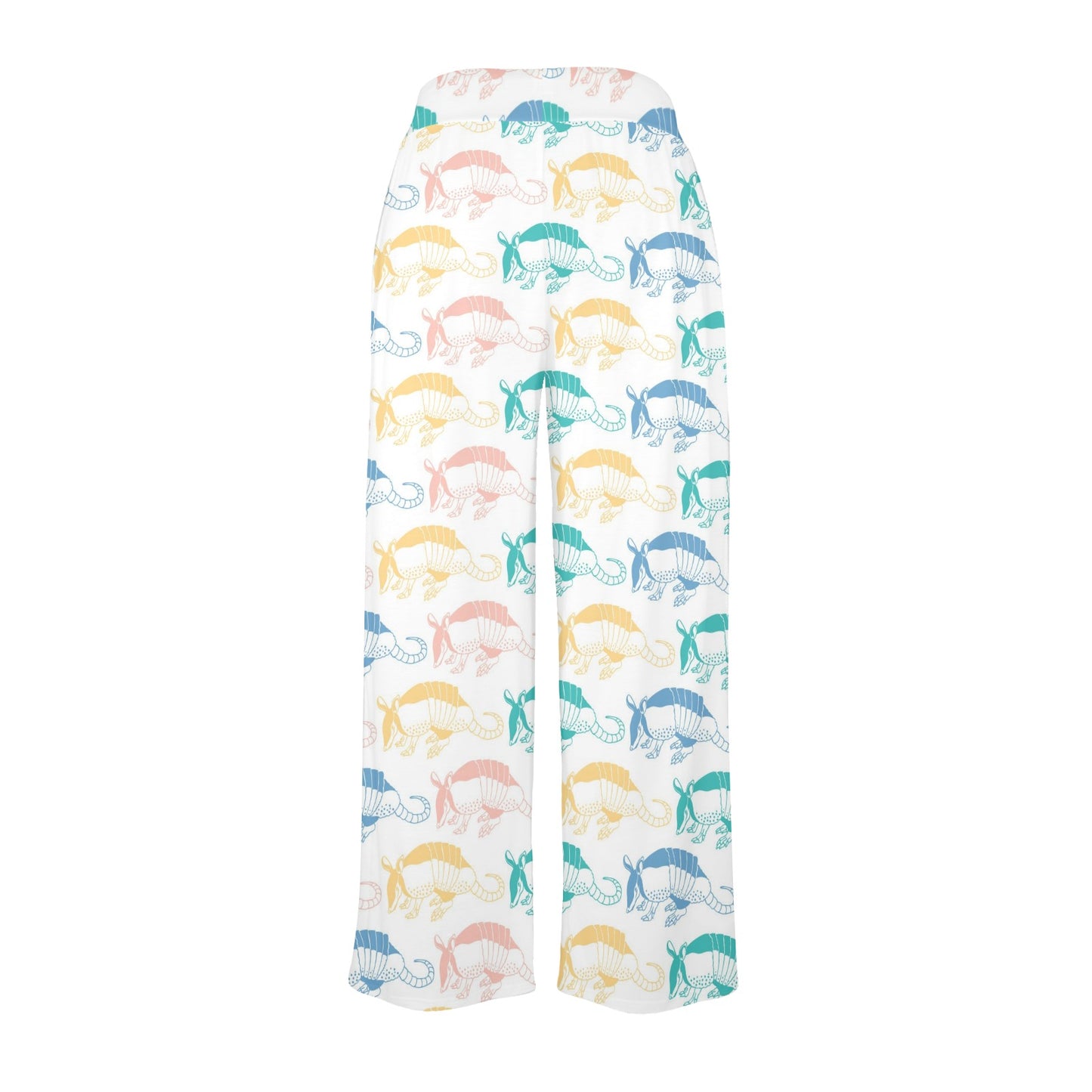 Armadillo Pattern Print Design 05 Women's Wide Leg Lounge Pants