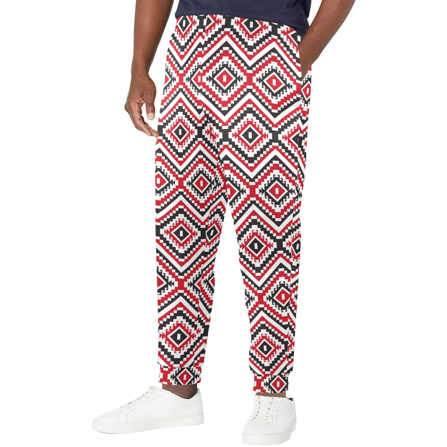 Native American Themed Tribal Print Men's Casual Track Pants