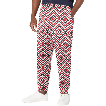 Native American Themed Tribal Print Men's Casual Track Pants