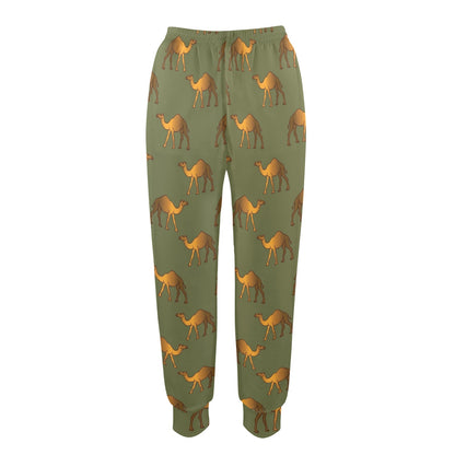 Camel Design Print Pattern JJ028 Women's Casual Track Pants