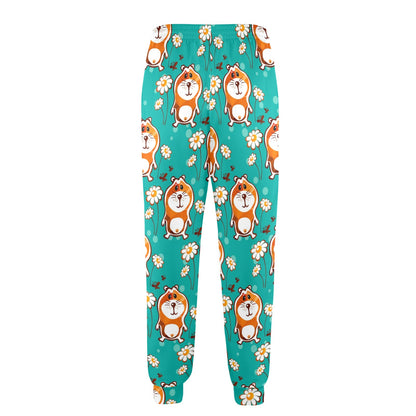 Hamster Pattern Print Design 01 Men's Casual Track Pants
