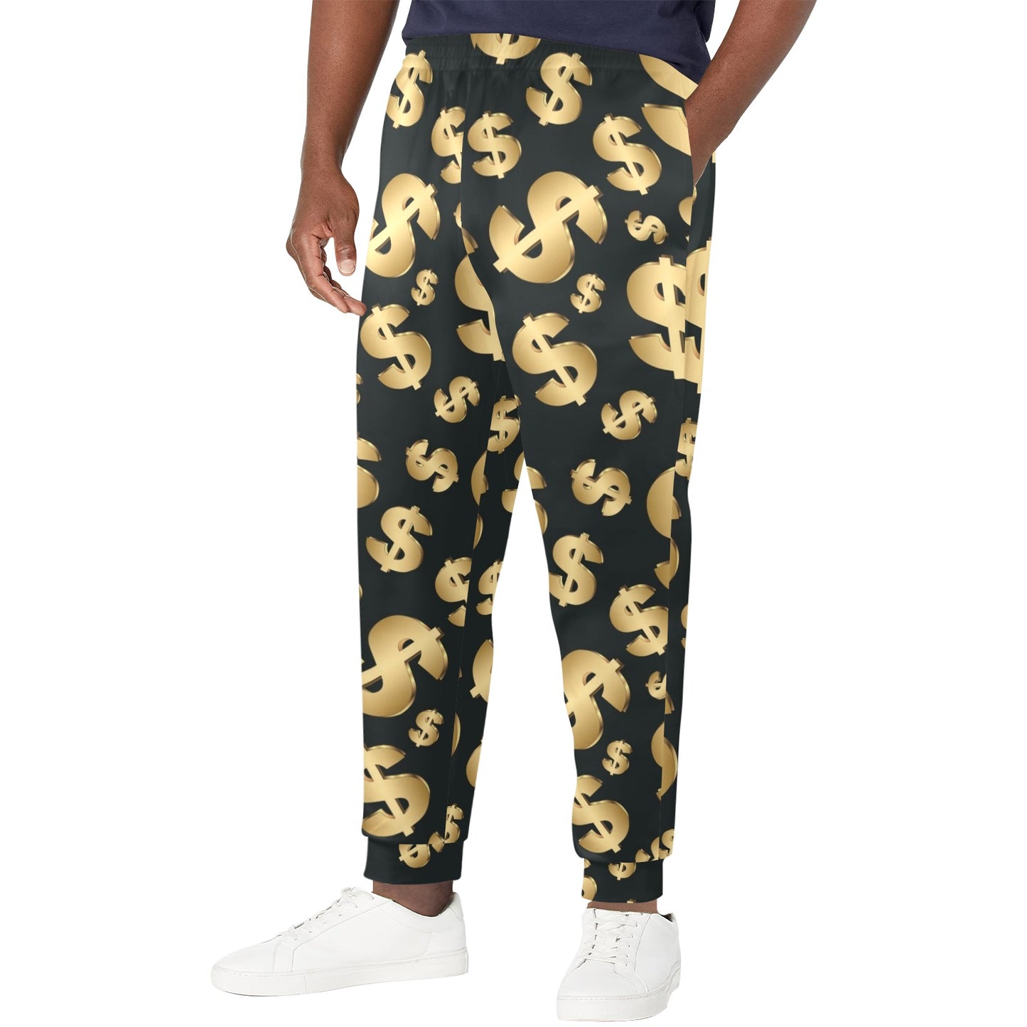 Dollar Pattern Print Design DO04 Men's Casual Track Pants